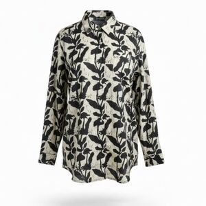 KikiSol Abstract Pattern Long Sleeve Shirt - NWT - XL